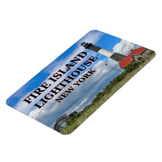 Fire Island Vuurtoren, New York Flexi Magnet Magneet (Linkerzijde)