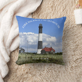 Fire Island Vuurtoren New York Rond Sierkussen