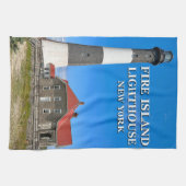 Fire Island Vuurtoren, New York Theedoek (Horizontaal)