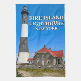 Fire Island Vuurtoren, New York Theedoek