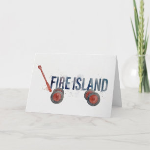 Fire Island wagen New York zomer veer water taxi Kaart