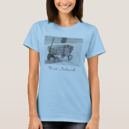 'Fire Island Wagon' Dames T-shirt