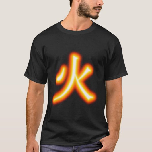 Fire Kanji Shirt (Voorkant)