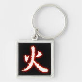 Fire Kanji Sleutelhanger (Voorkant)