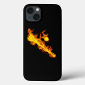 Fire Lacrosse Stick And Ball  Case-Mate iPhone Case (Achterkant)