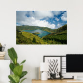 Fire Lake, Poster Azoren (Thuiskantoor)
