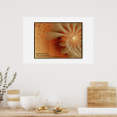 Fire Lake Spiral Poster (Keuken)