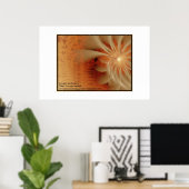 Fire Lake Spiral Poster (Thuiskantoor)