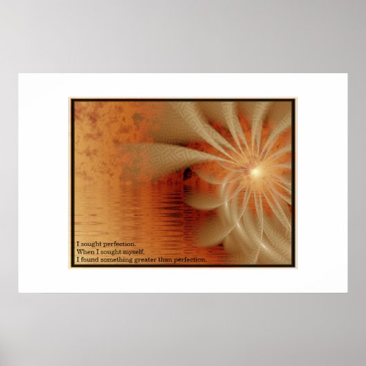 Fire Lake Spiral Poster (Voorkant)