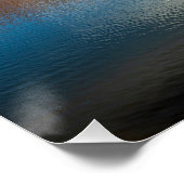 Fire Lake Vista Glanzend Perfect Poster (Hoek)