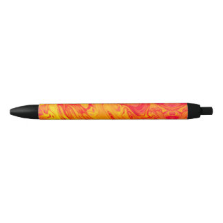 Fire Lava Volcano Marble Zwarte Inkt Pen