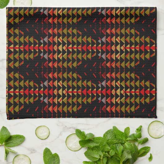 Fire Leaf Theedoek (Gevouwen)