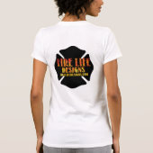 FIRE LIFE DESIGN CO [logo 1] T-shirt (Achterkant)