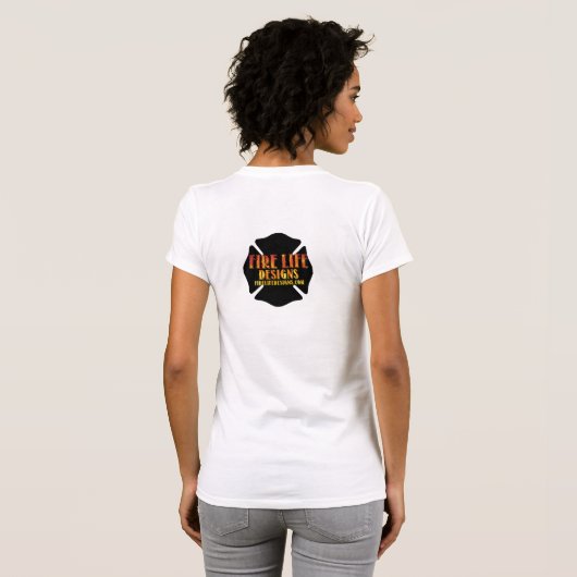FIRE LIFE DESIGN CO [logo 1] T-shirt (Achterkant volledig)