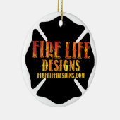 Fire Life-Design [logo 1] Keramisch Ornament (Rechts)