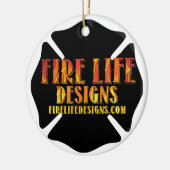 Fire Life-Design [logo 1] Keramisch Ornament (Links)