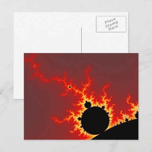 Fire Lightning Briefkaart (Voorkant / Achterkant)