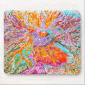 Fire Lightning Horse Mousepad Muismat (Voorkant)