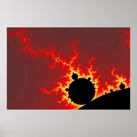 Fire Lightning Poster (Voorkant)