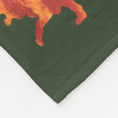 Fire Lion Fleece Blanket Deken (Hoek)