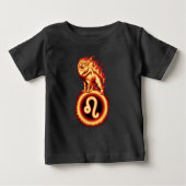 Fire Lion Symbool - Leo Zodiac Sign (Voorkant)