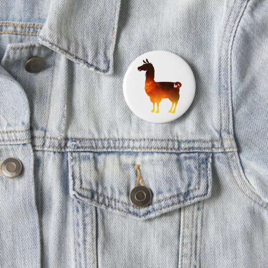 Fire Llama-Button Ronde Button 5,7 Cm (In situ)