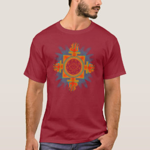 Fire-Lotus-Eye yantra T-shirt