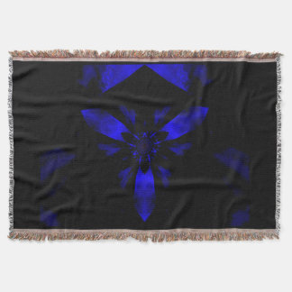 Fire Lotus Midnight Blue 1 Deken