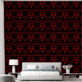 Fire Lotus Red 1 Behang