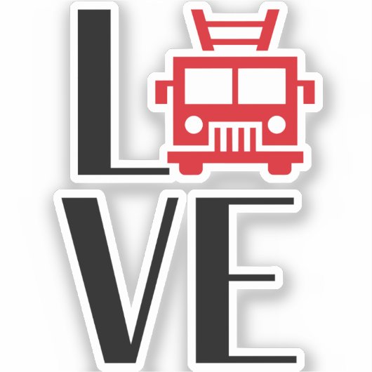 FIRE LOVE-motor [FL16] Sticker (Voorkant)
