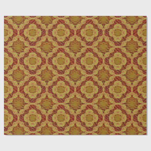 Fire Love Ring Pattern Cadeaupapier (Vlak)