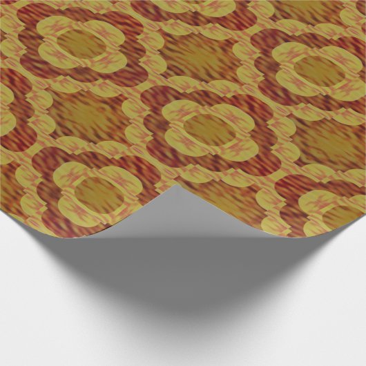 Fire Love Ring Pattern Cadeaupapier (Hoek)