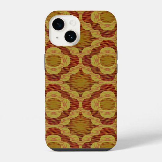 Fire Love Ring Pattern iPhone Hoesje (Achterkant)