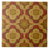 Fire Love Ring Pattern Tegeltje (Voorkant)