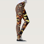 Fire Magic Custom Leggings Fractal Art (Rechts)
