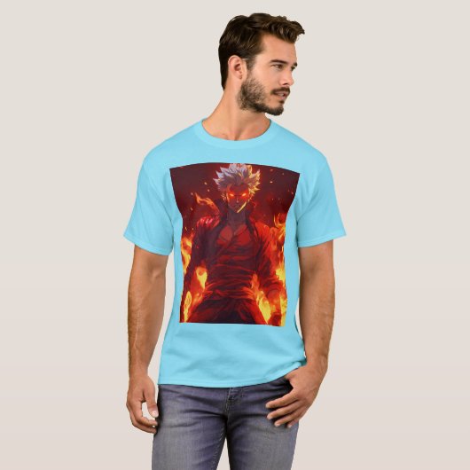 Fire man T-shirt (Voorkant volledig)