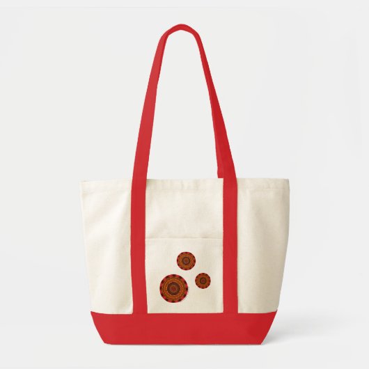 Fire Mandala Canvas tas (Voorkant)