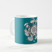 Fire mandala koffiemok (Voorkant links)