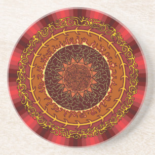 Fire Mandala Onderzetter