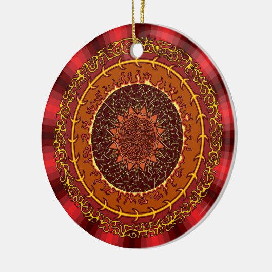 Fire Mandala Ornament (Links)