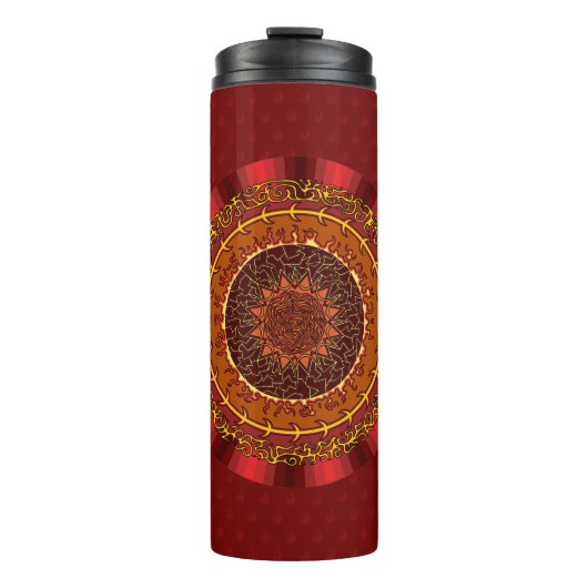 Fire Mandala Thermal Tumbler Thermosbeker (Voorkant)
