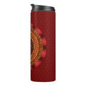 Fire Mandala Thermal Tumbler Thermosbeker (Geroteerd rechts)
