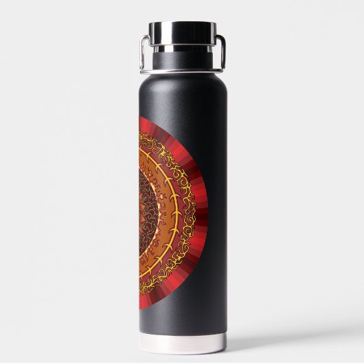 Fire Mandala Waterfles (Achterkant)
