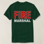 FIRE MARSHAL INVESTIGATOR COMMISSARIS FIREFIGHTER T-SHIRT (Design voorkant)