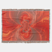 Fire Mating Phoenix Lotus Deken (Voorkant)