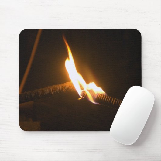 Fire Mousepad Muismat (Met muis)