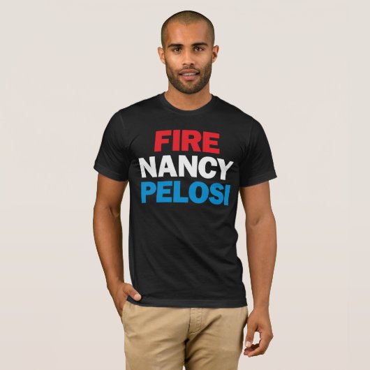 Fire Nancy Pelosi T-shirt (Voorkant volledig)