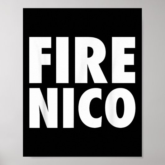 Fire Nico Poster (Voorkant)