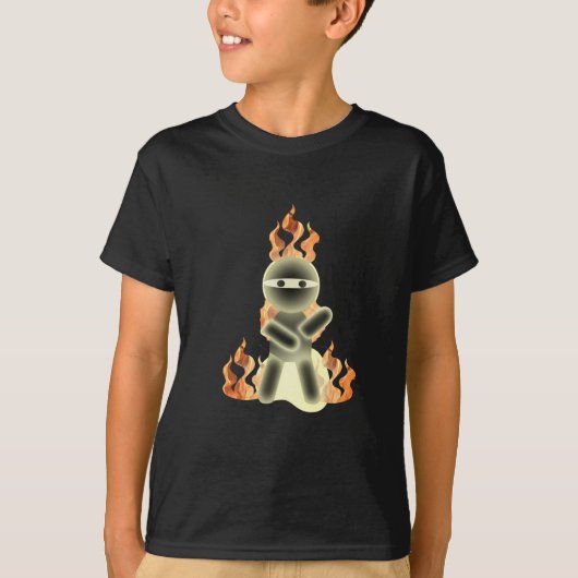 Fire Ninja (door lil kolohe Nick) T-shirt (Voorkant)