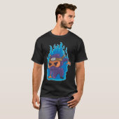 Fire Ninja Stealth Disgued Ninja Spy Gift T-shirt (Voorkant volledig)